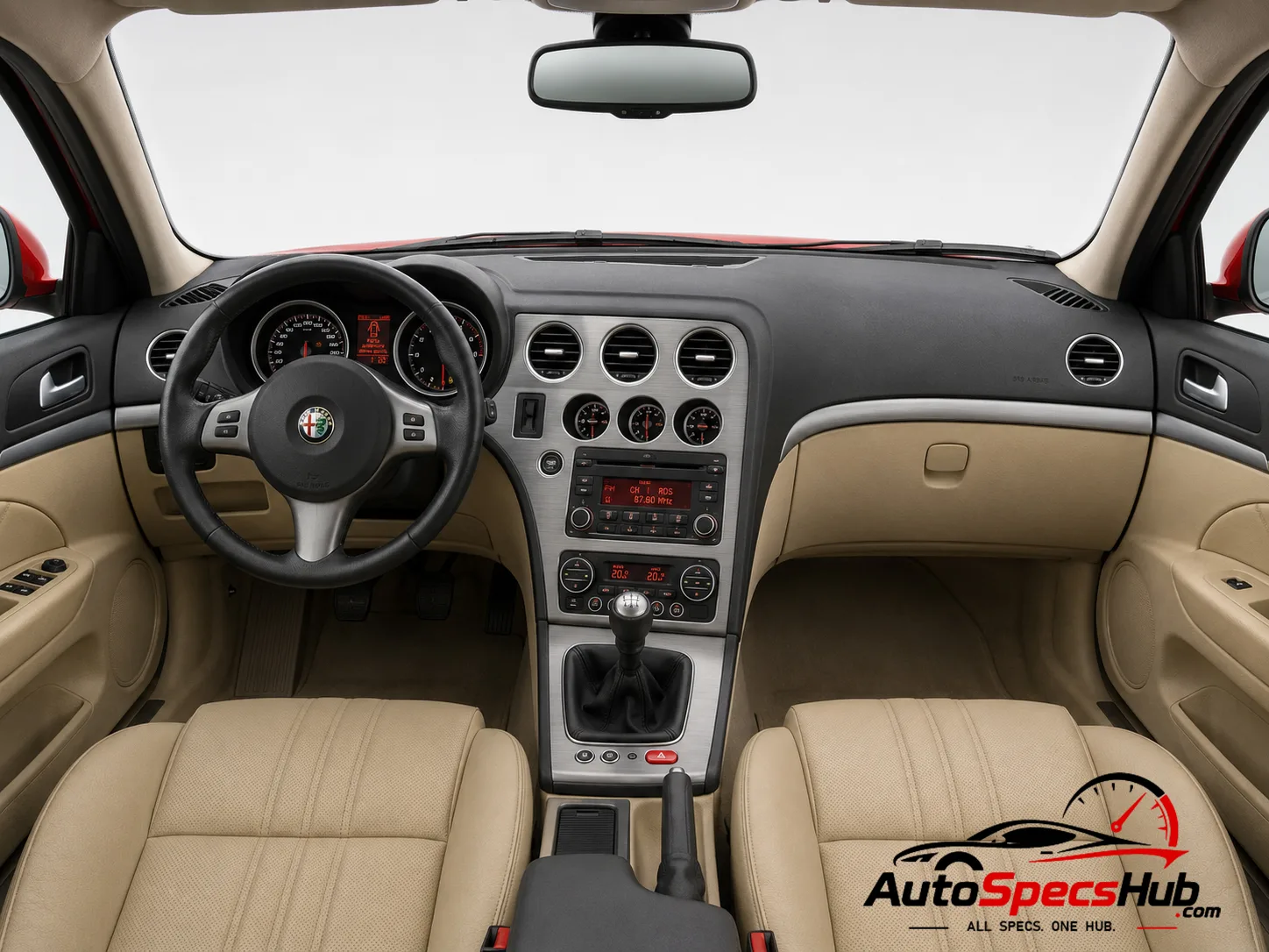 2006 Alfa Romeo 159 Sportwagon 1.9 JTS 16v interior dashboard and front cabin