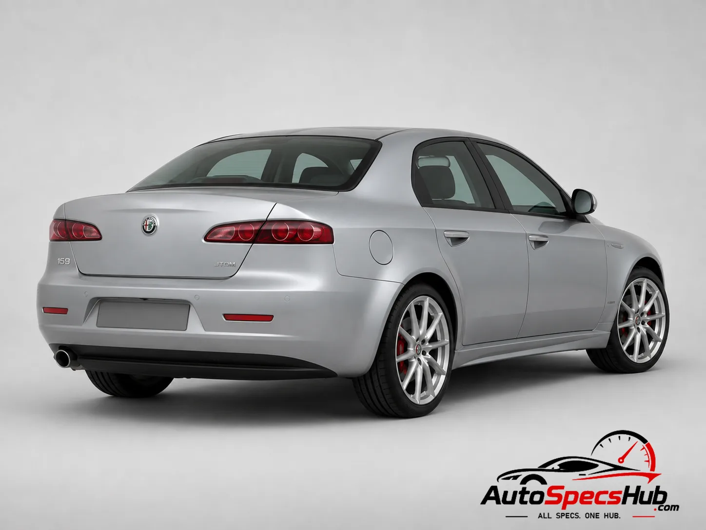 2008 Alfa Romeo 159 1.9 JTDM 8v rear three-quarter view