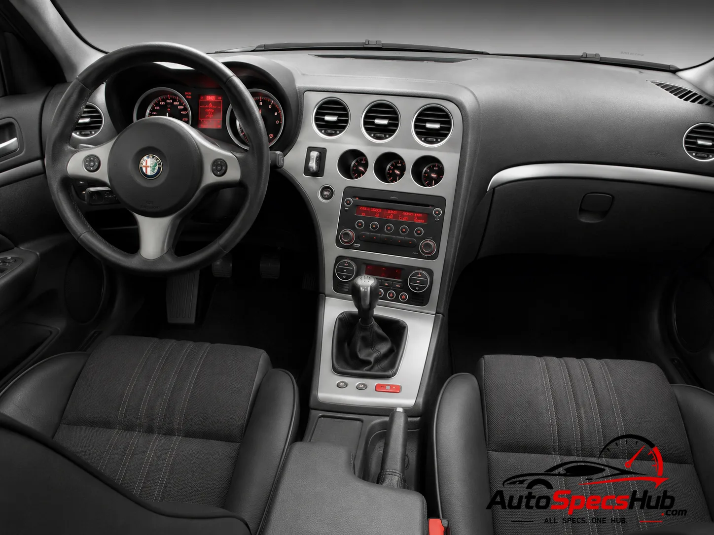 2008 Alfa Romeo 159 1.9 JTDM 8v interior dashboard and front cabin