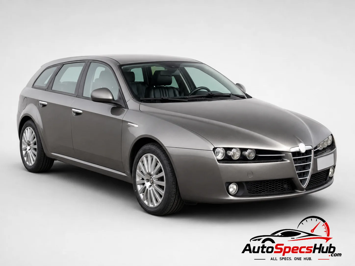 2008 Alfa Romeo 159 Sportwagon 3.2 JTS V6 24v Q2 front three-quarter view