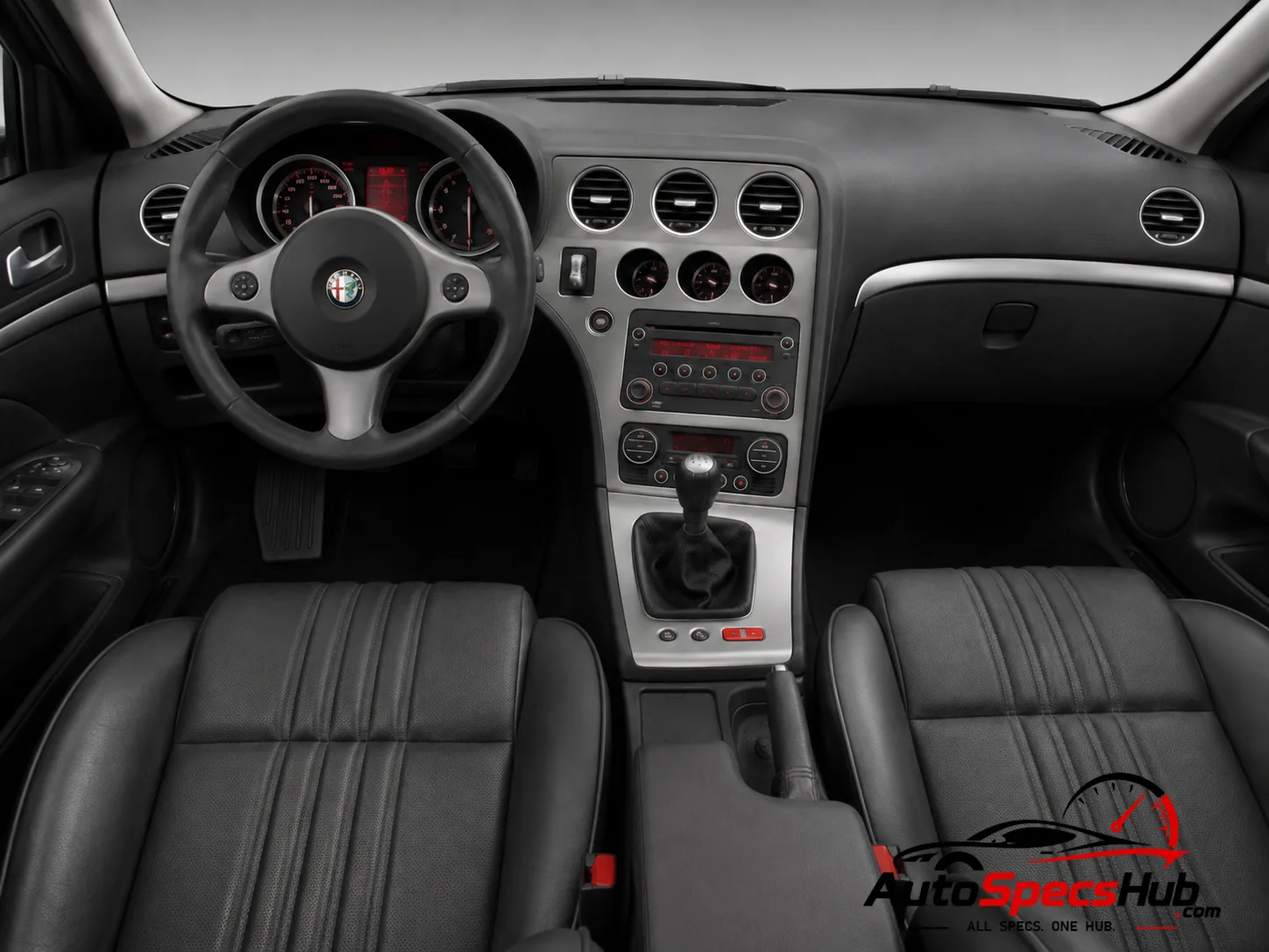 2008 Alfa Romeo 159 Sportwagon 3.2 JTS V6 24v Q2 interior dashboard and front cabin