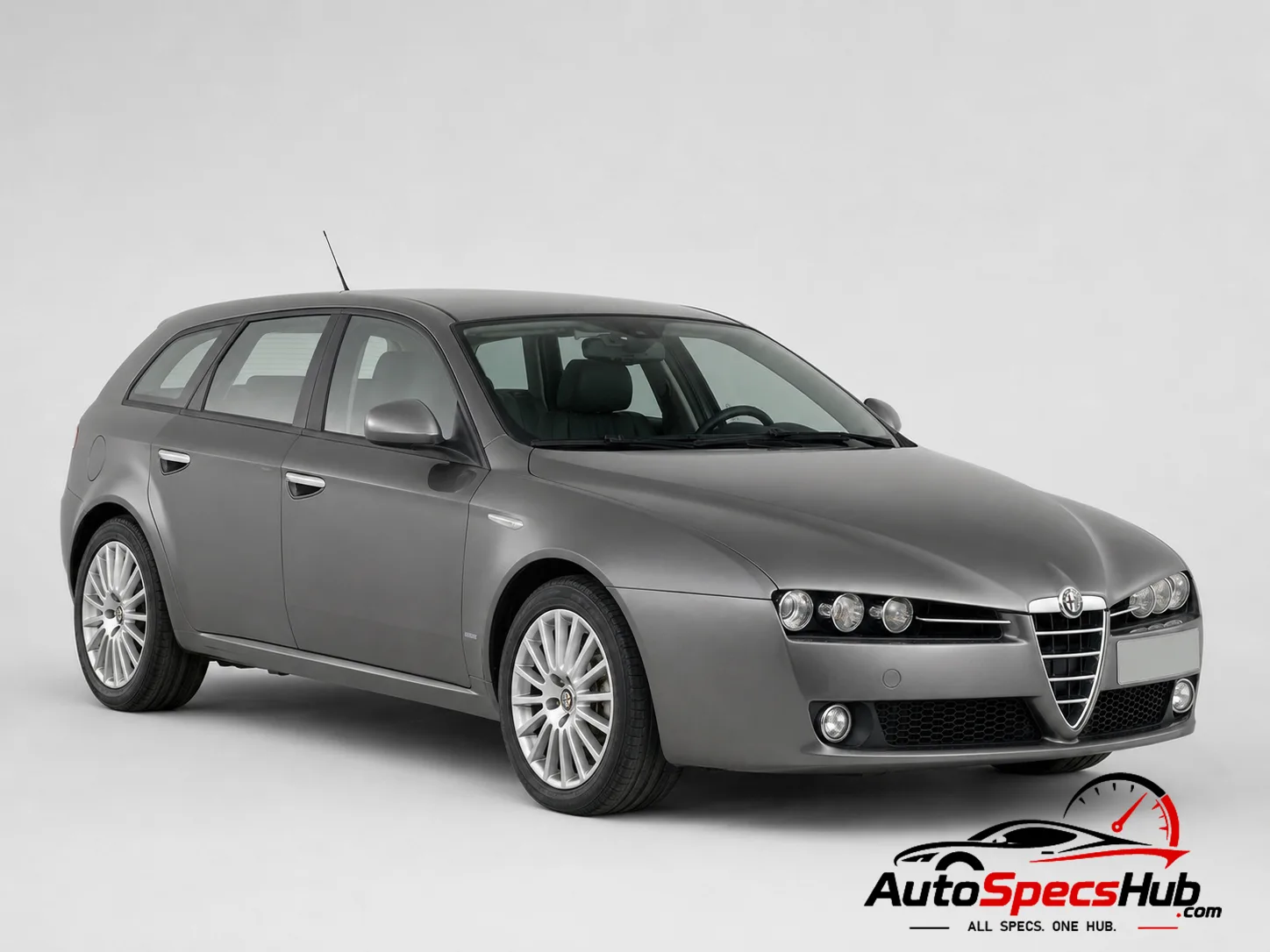 2008 Alfa Romeo 159 Sportwagon 3.2 JTS V6 24v Q4 front three-quarter view