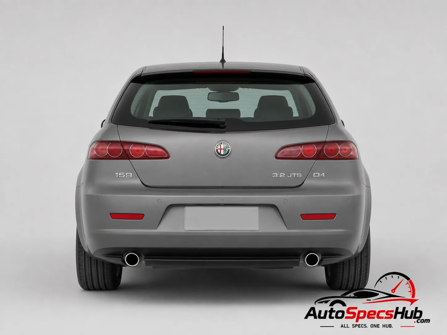 2008 Alfa Romeo 159 Sportwagon 3.2 JTS V6 24v Q4 rear view
