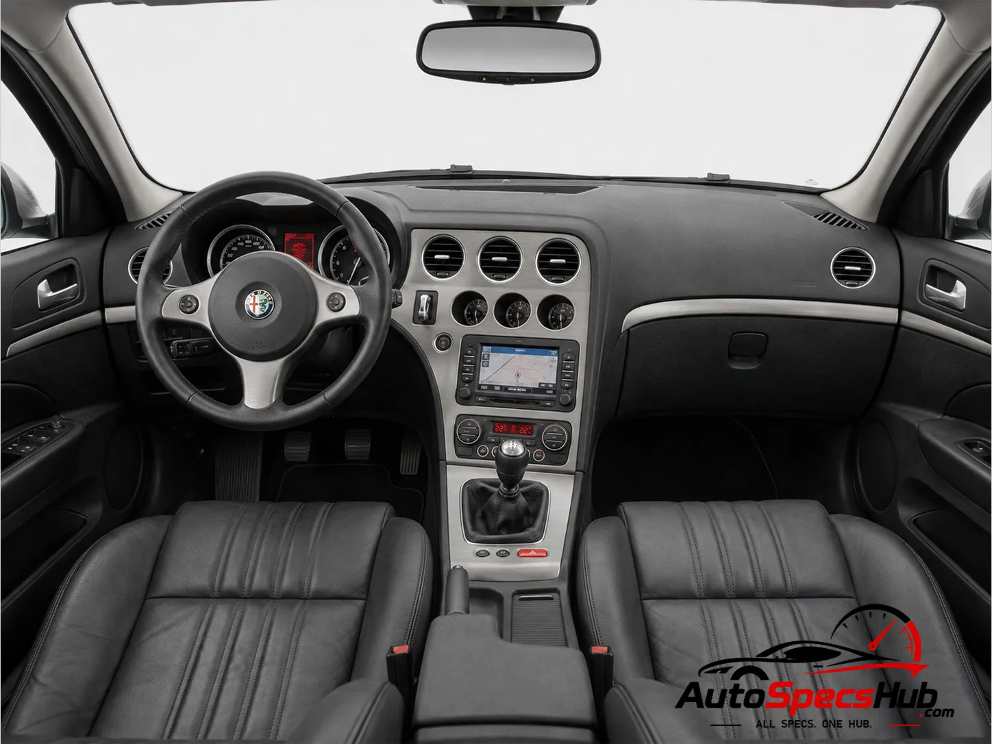 2008 Alfa Romeo 159 Sportwagon 3.2 JTS V6 24v Q4 interior dashboard and front cabin