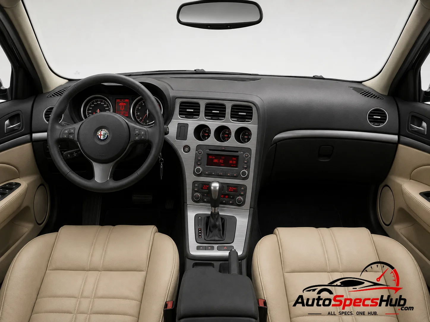 2008 Alfa Romeo 159 Sportwagon 2.4 JTDM 20v Q-Tronic interior dashboard and front cabin