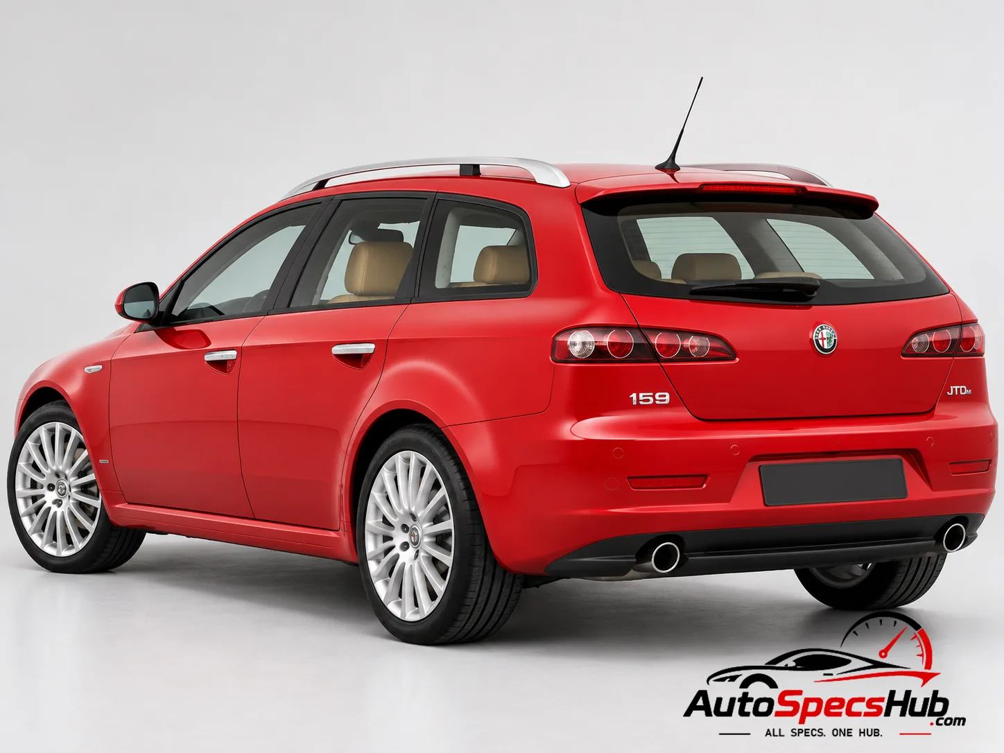 2006 Alfa Romeo 159 Sportwagon 2.4 JTDM 20v 200 rear three-quarter view