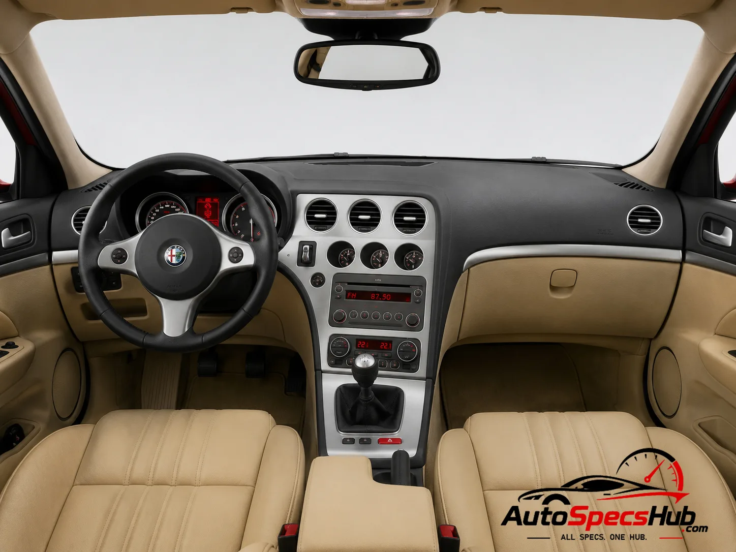 2006 Alfa Romeo 159 Sportwagon 2.4 JTDM 20v 200 interior dashboard and front cabin