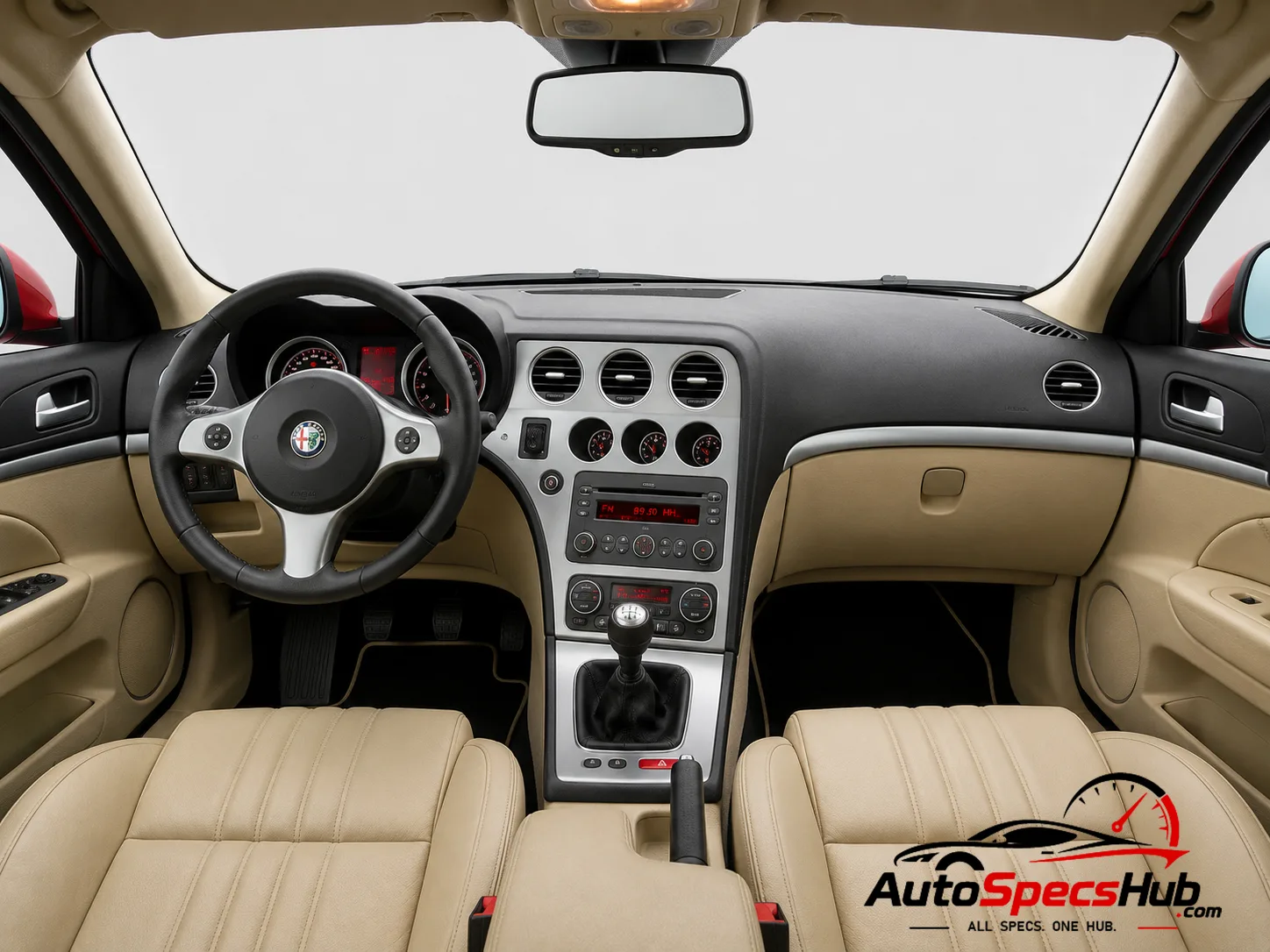 2007 Alfa Romeo 159 Sportwagon 2.4 JTDM 20v 210 interior dashboard and front cabin