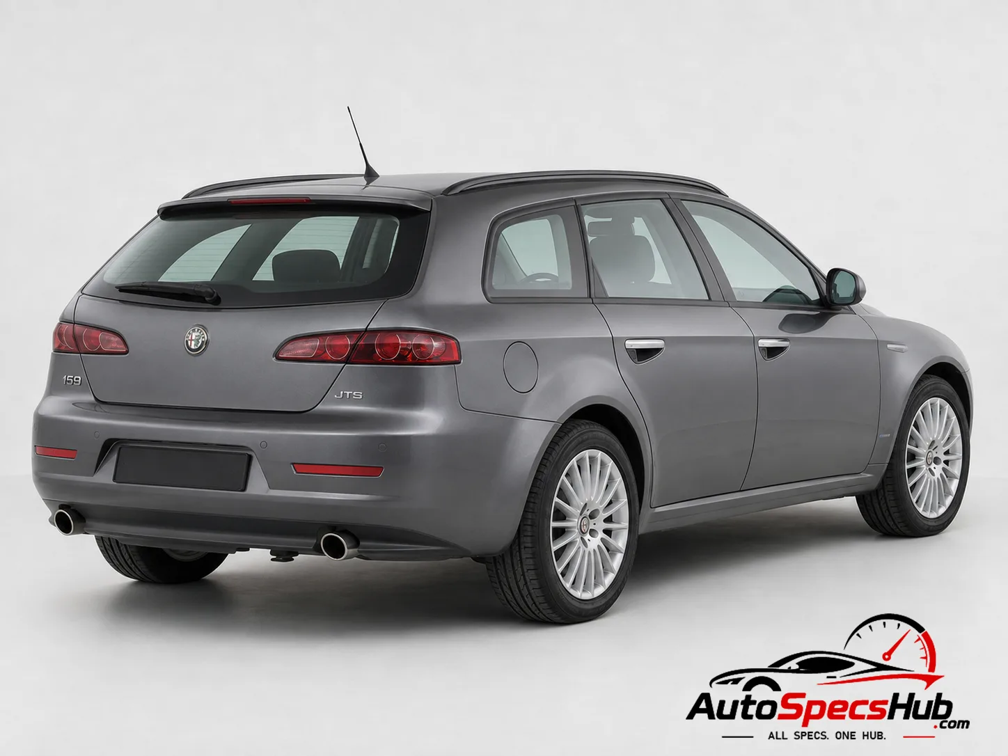 2008 Alfa Romeo 159 Sportwagon 2.2 JTS 16v rear three-quarter view