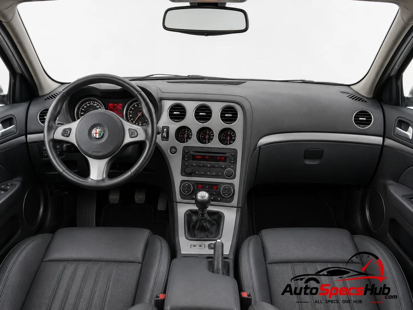 2008 Alfa Romeo 159 Sportwagon 2.2 JTS 16v interior dashboard and front cabin