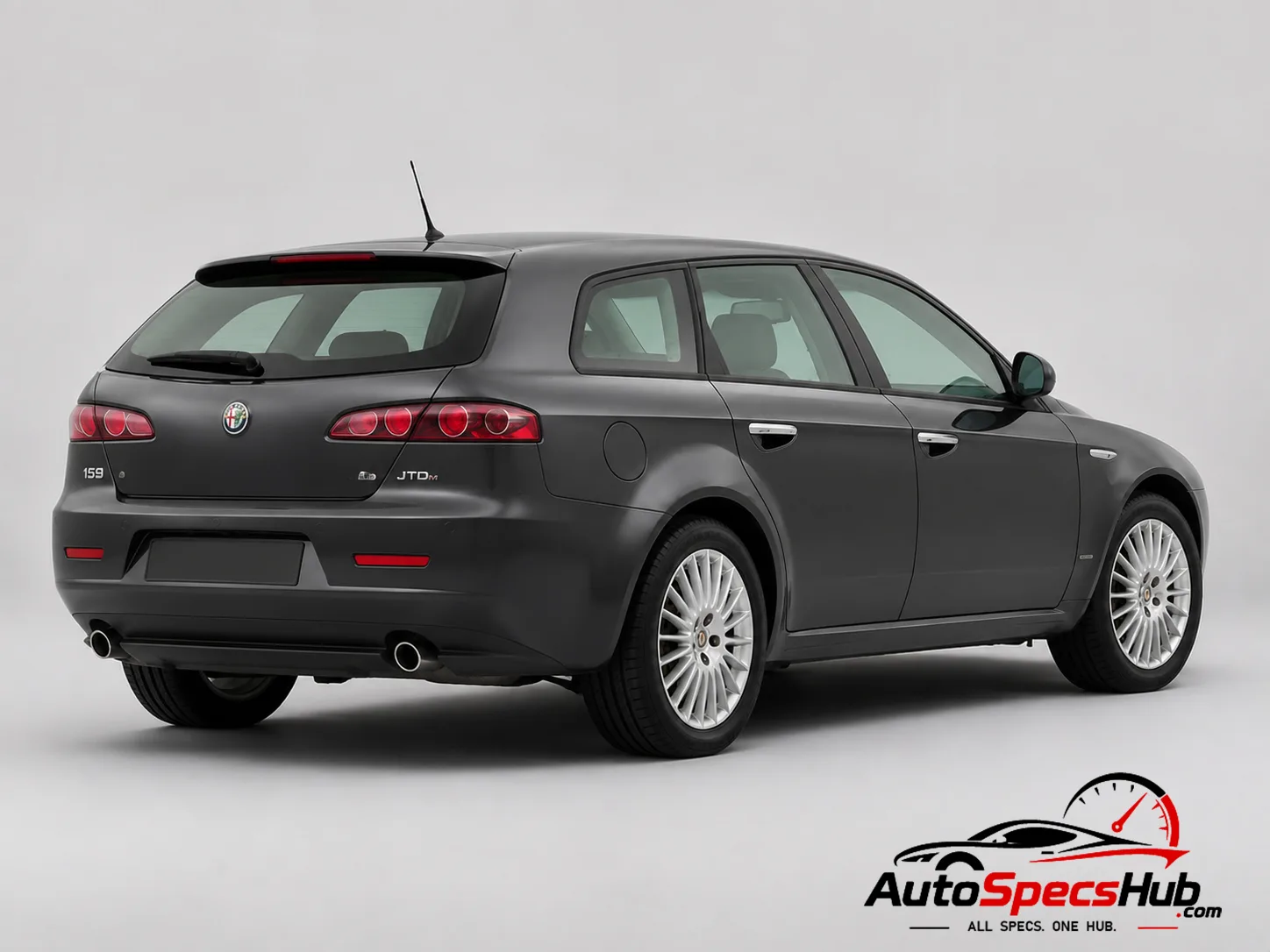 2008 Alfa Romeo 159 Sportwagon 2.4 JTDM 20v rear three-quarter view