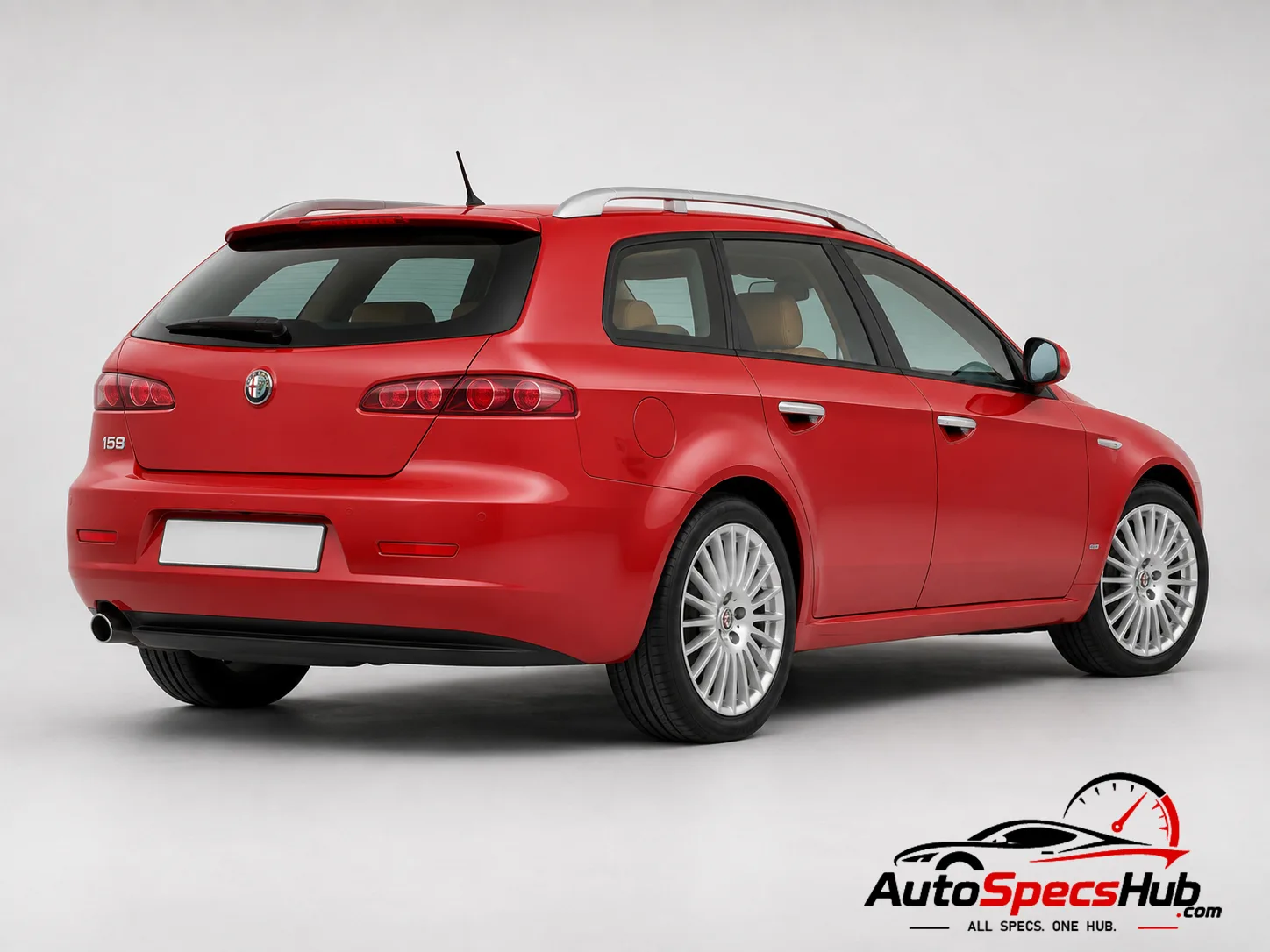 2007 Alfa Romeo 159 Sportwagon 2.4 JTDM 20v Q4 rear three-quarter view