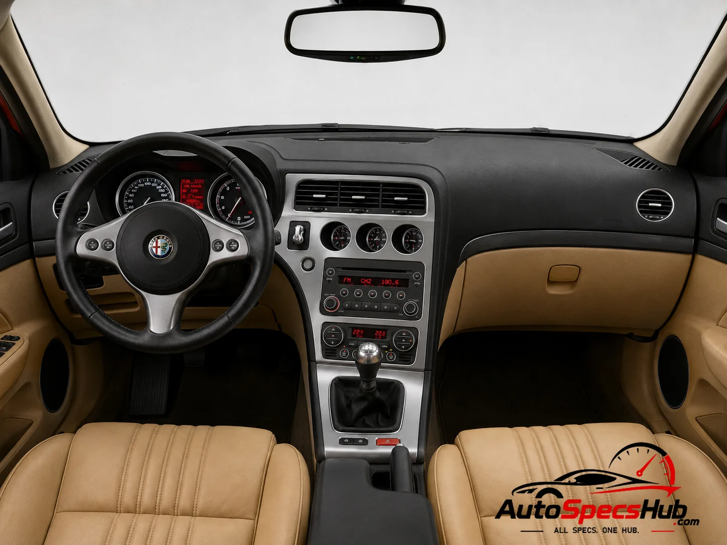2007 Alfa Romeo 159 Sportwagon 2.4 JTDM 20v Q4 interior dashboard and front cabin
