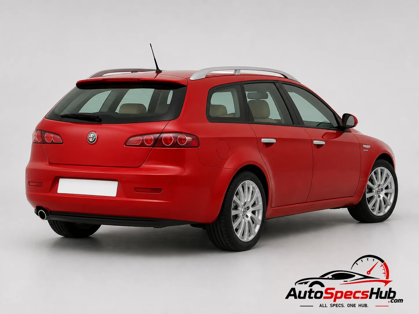 2006 Alfa Romeo 159 Sportwagon 2.2 JTS 16v rear three-quarter view