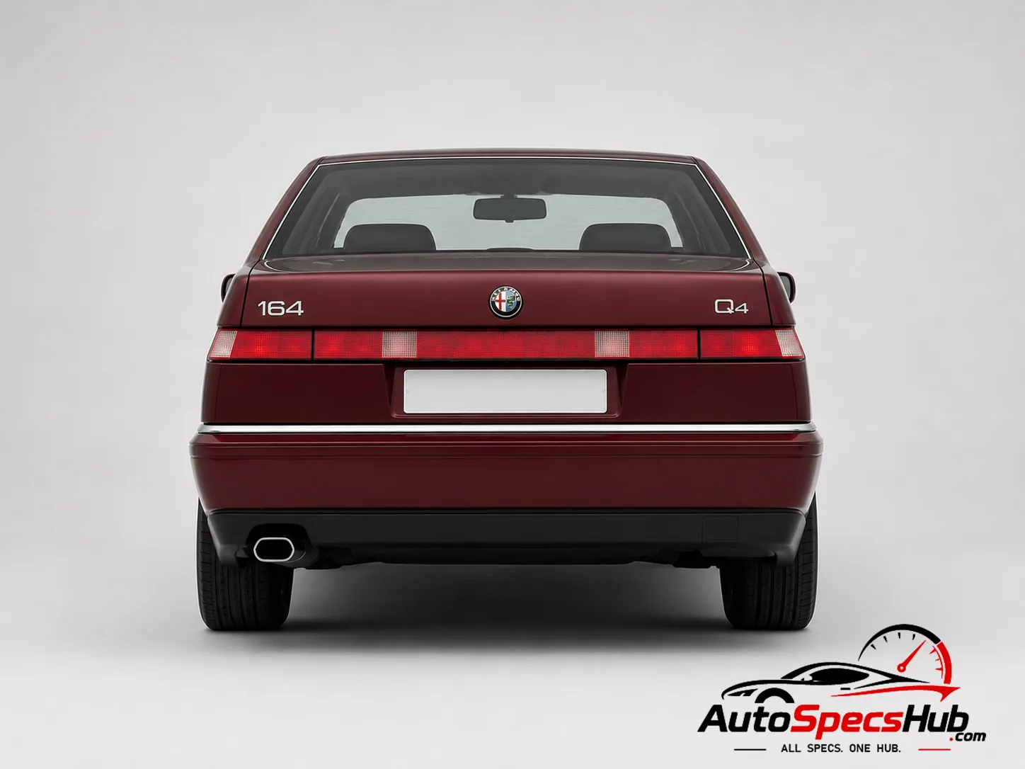 1993 Alfa Romeo 164 Q4 rear view