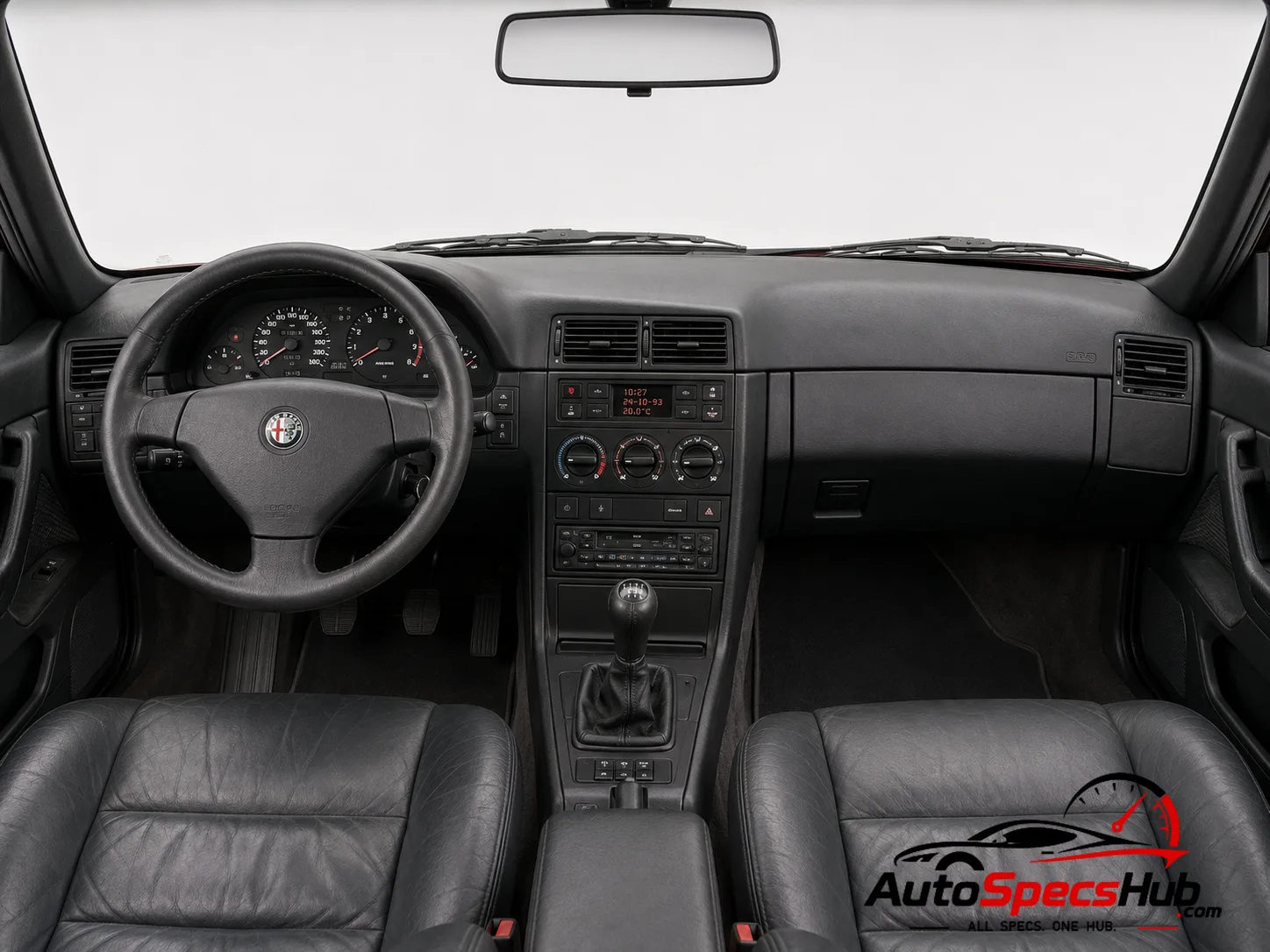 1993 Alfa Romeo 164 Q4 interior dashboard and front cabin