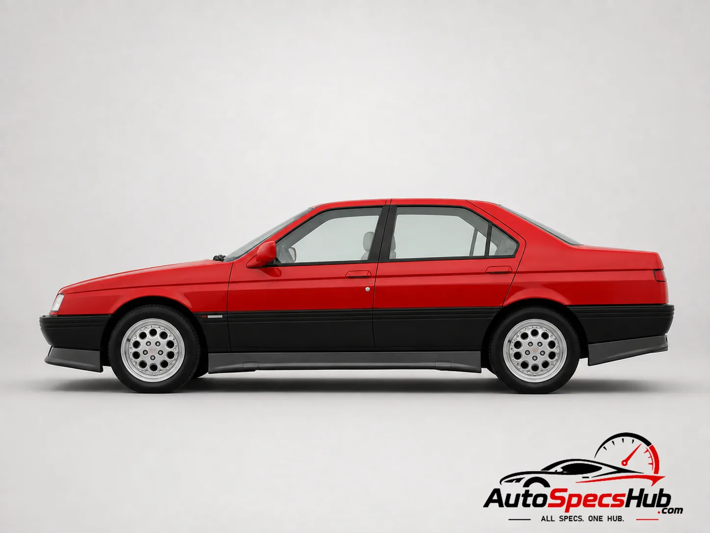 1990 Alfa Romeo 164 3.0 V6 side profile