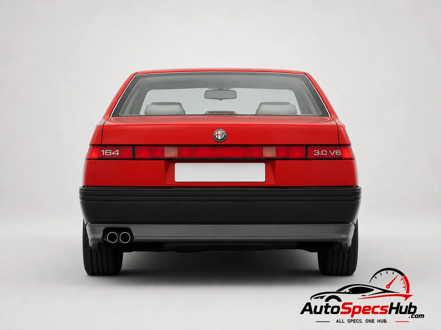 1990 Alfa Romeo 164 3.0 V6 rear view