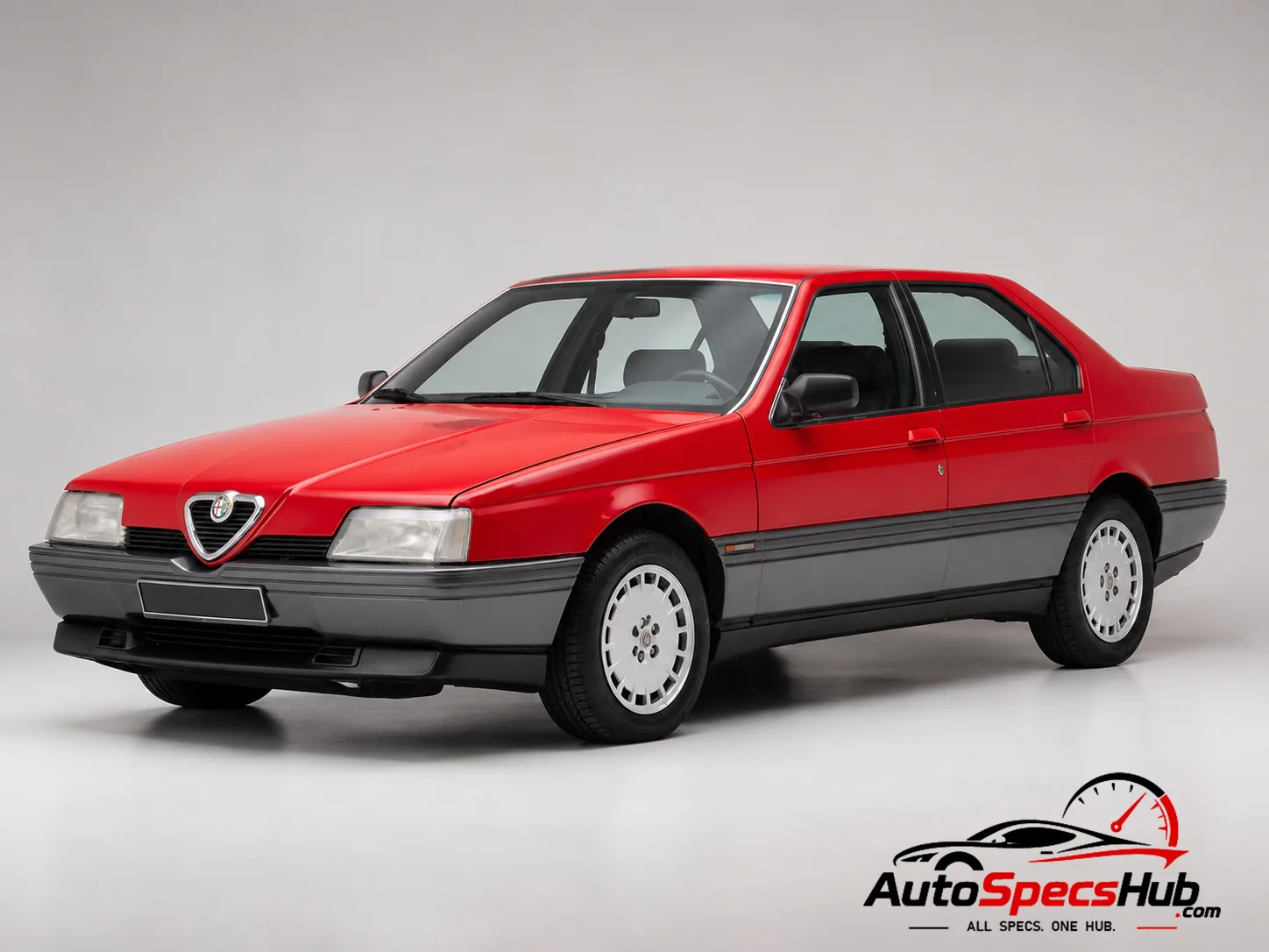 1991 Alfa Romeo 164 2.0i V6 turbo Super front three-quarter view