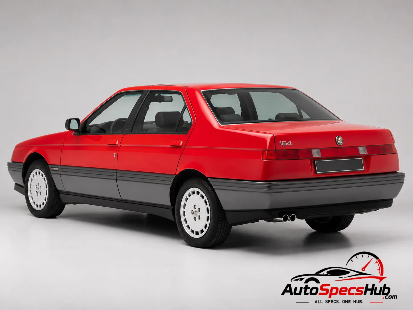 1991 Alfa Romeo 164 2.0i V6 turbo Super rear three-quarter view
