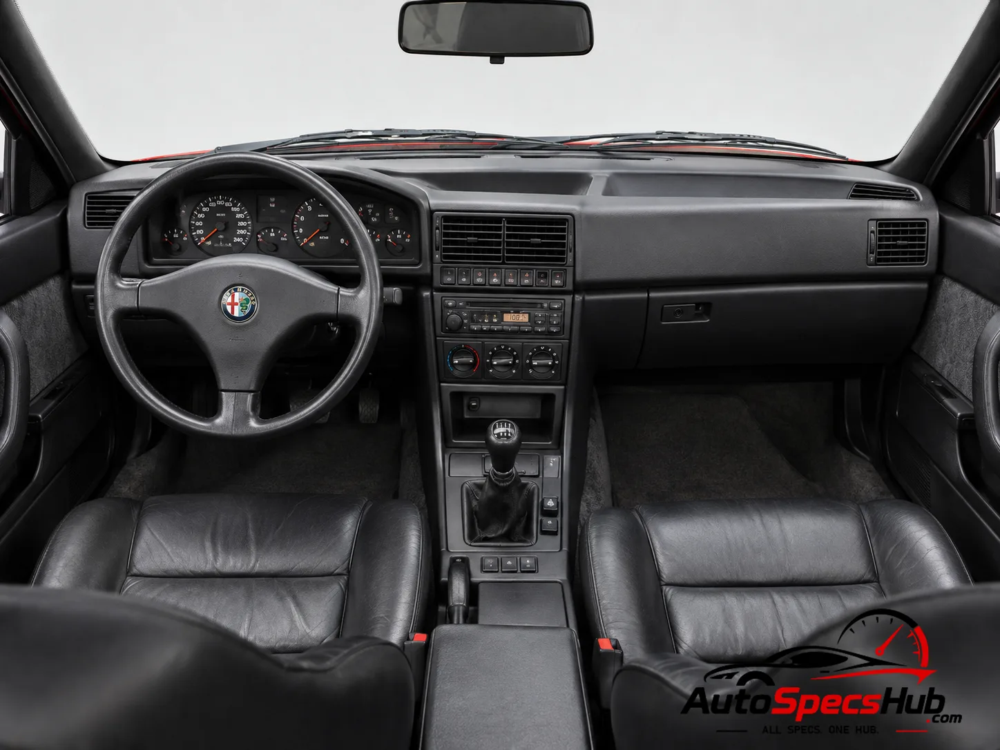 1991 Alfa Romeo 164 2.0i V6 turbo Super interior dashboard and front cabin