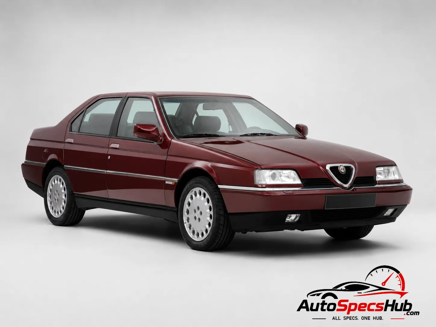 1993 Alfa Romeo 164 2.0i V6 turbo Super front three-quarter view