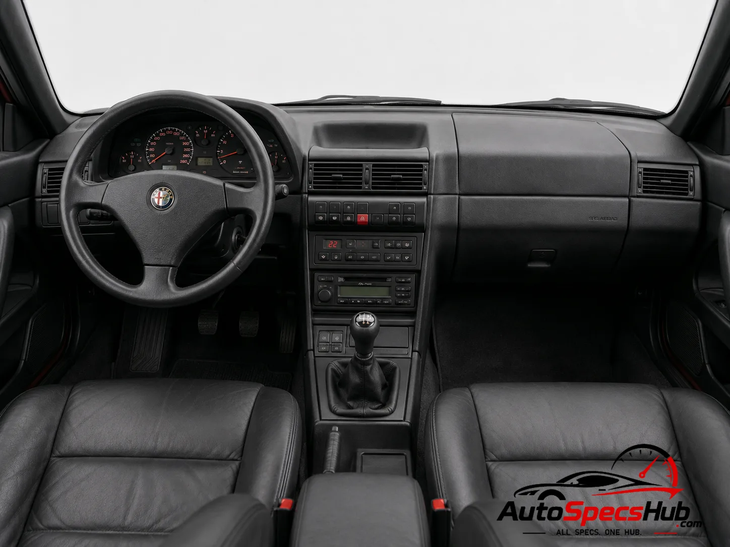1993 Alfa Romeo 164 2.0i V6 turbo Super interior dashboard and front cabin