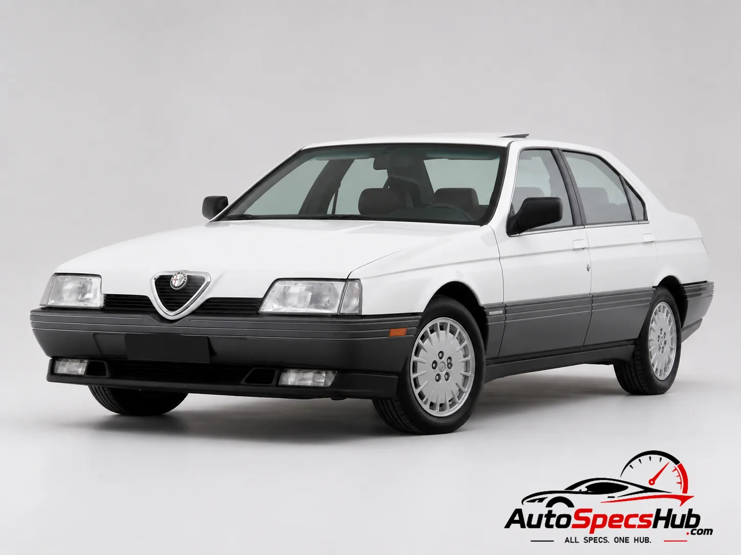 1989 Alfa Romeo 164 Super V6 front three-quarter view