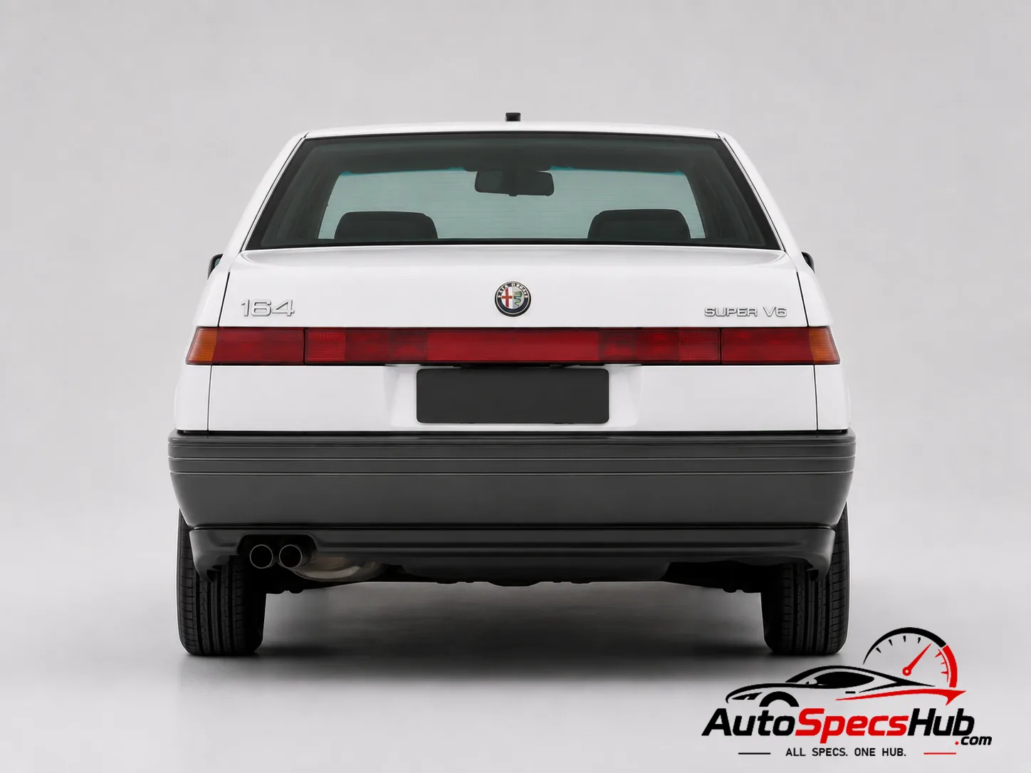 1989 Alfa Romeo 164 Super V6 rear view