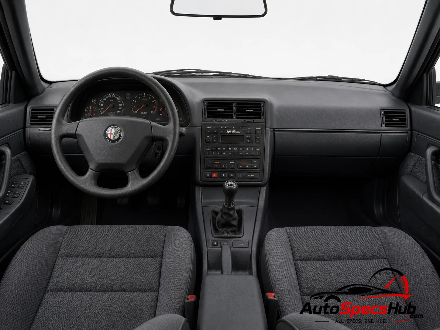 1989 Alfa Romeo 164 Super V6 interior dashboard and front cabin
