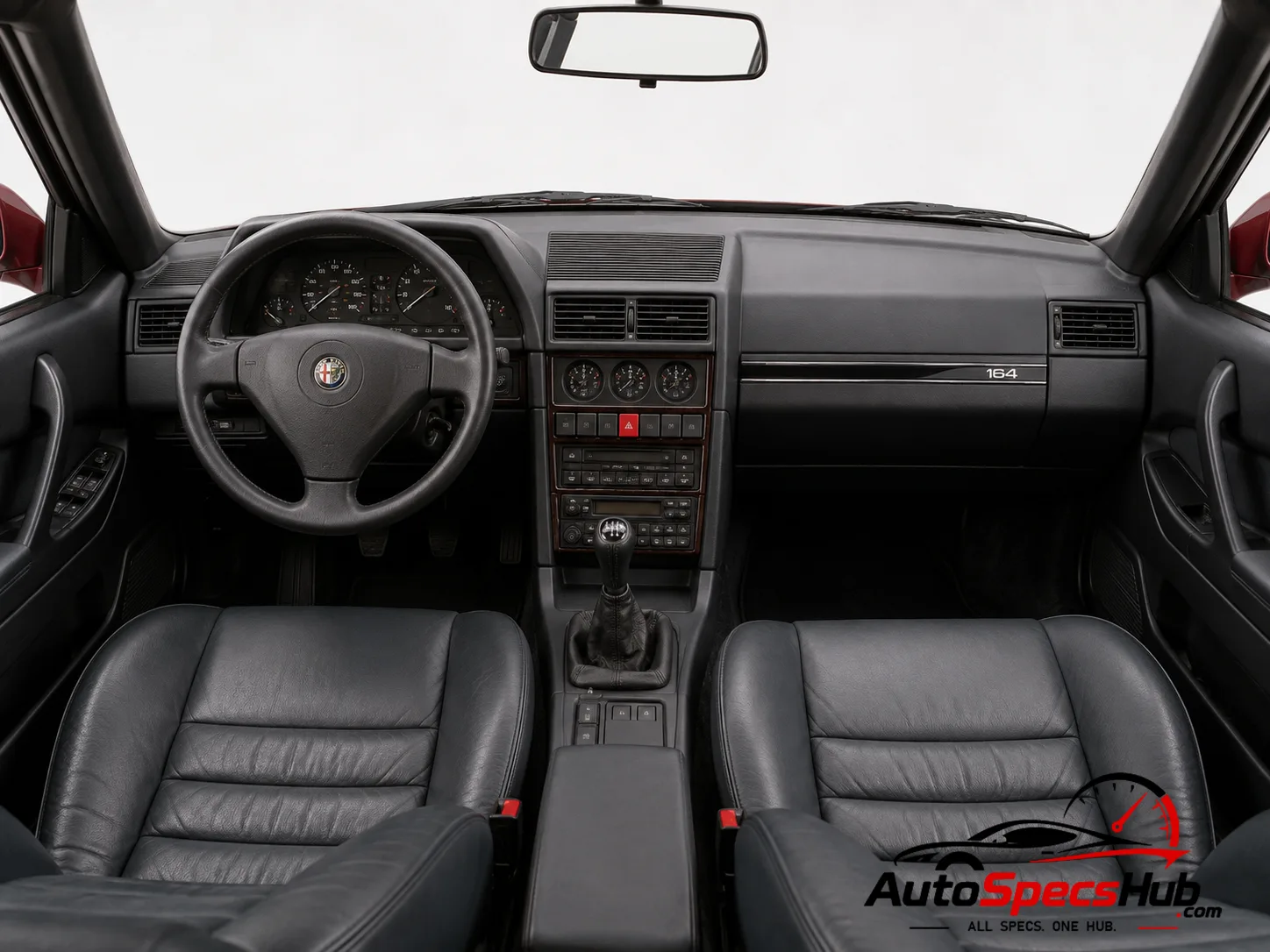 1993 Alfa Romeo 164 Super V6 interior dashboard and front cabin