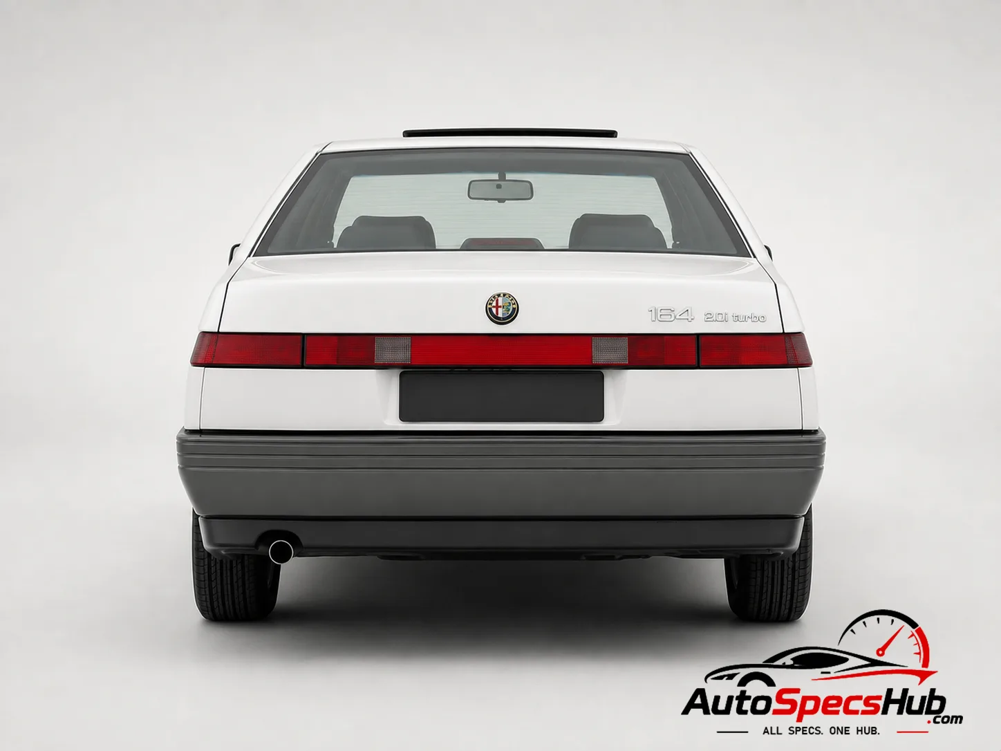 1989 Alfa Romeo 164 2.0i turbo rear view