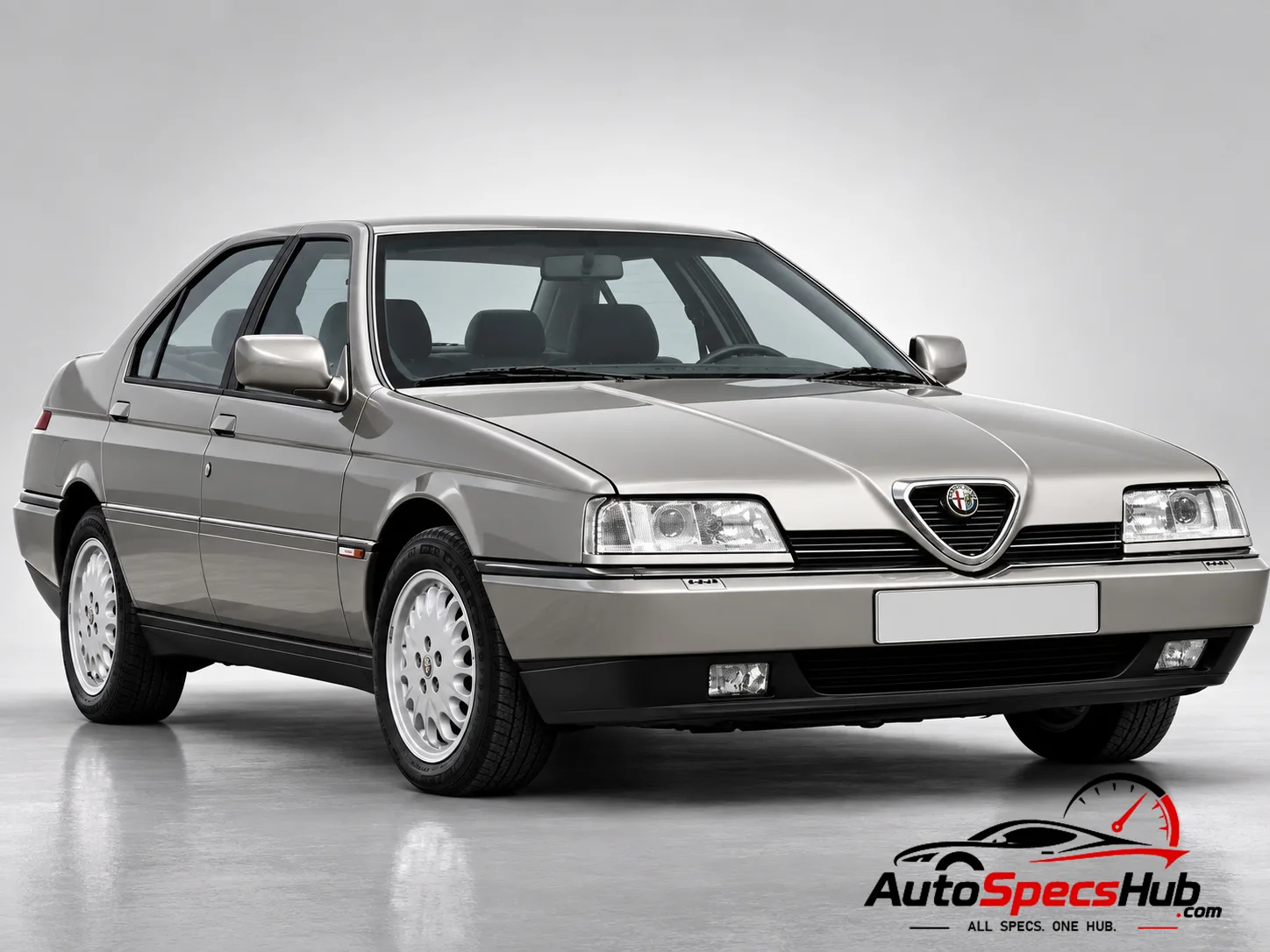 1993 Alfa Romeo 164 Super TD front three-quarter view