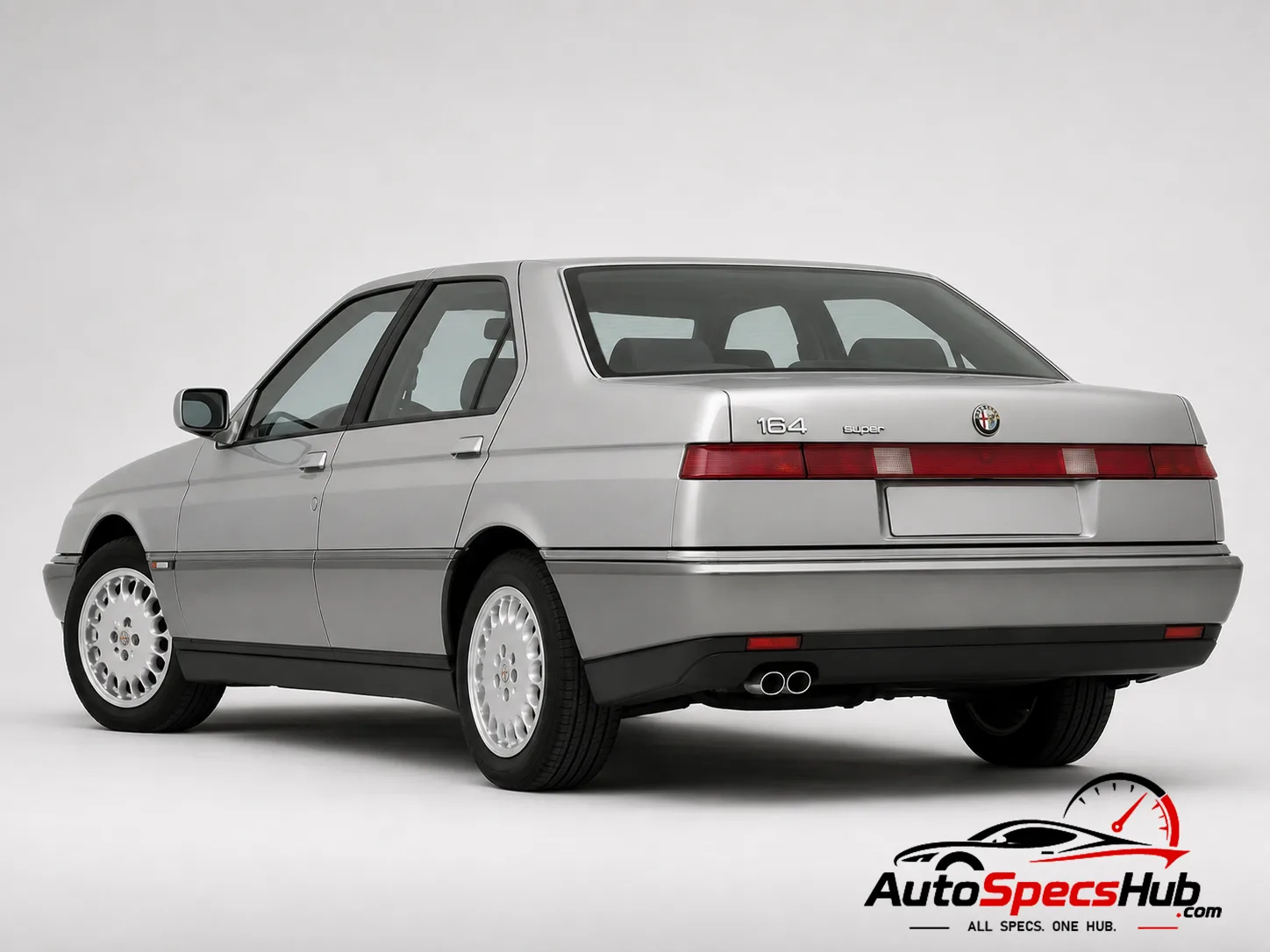 1993 Alfa Romeo 164 Super TD rear three-quarter view