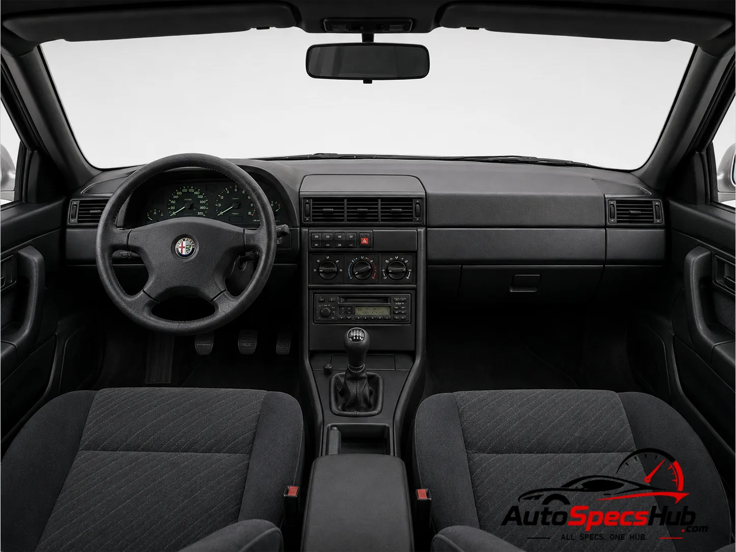 1993 Alfa Romeo 164 Super TD interior dashboard and front cabin