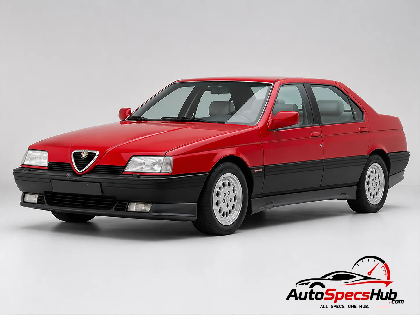 1990 Alfa Romeo 164 3.0 V6 QV front three-quarter view