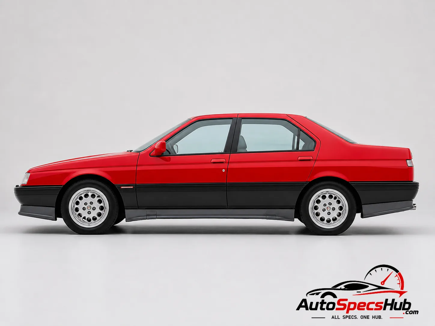 1990 Alfa Romeo 164 3.0 V6 QV side profile
