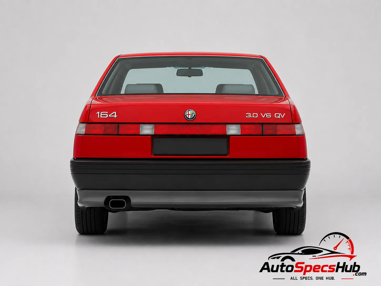 1990 Alfa Romeo 164 3.0 V6 QV rear view