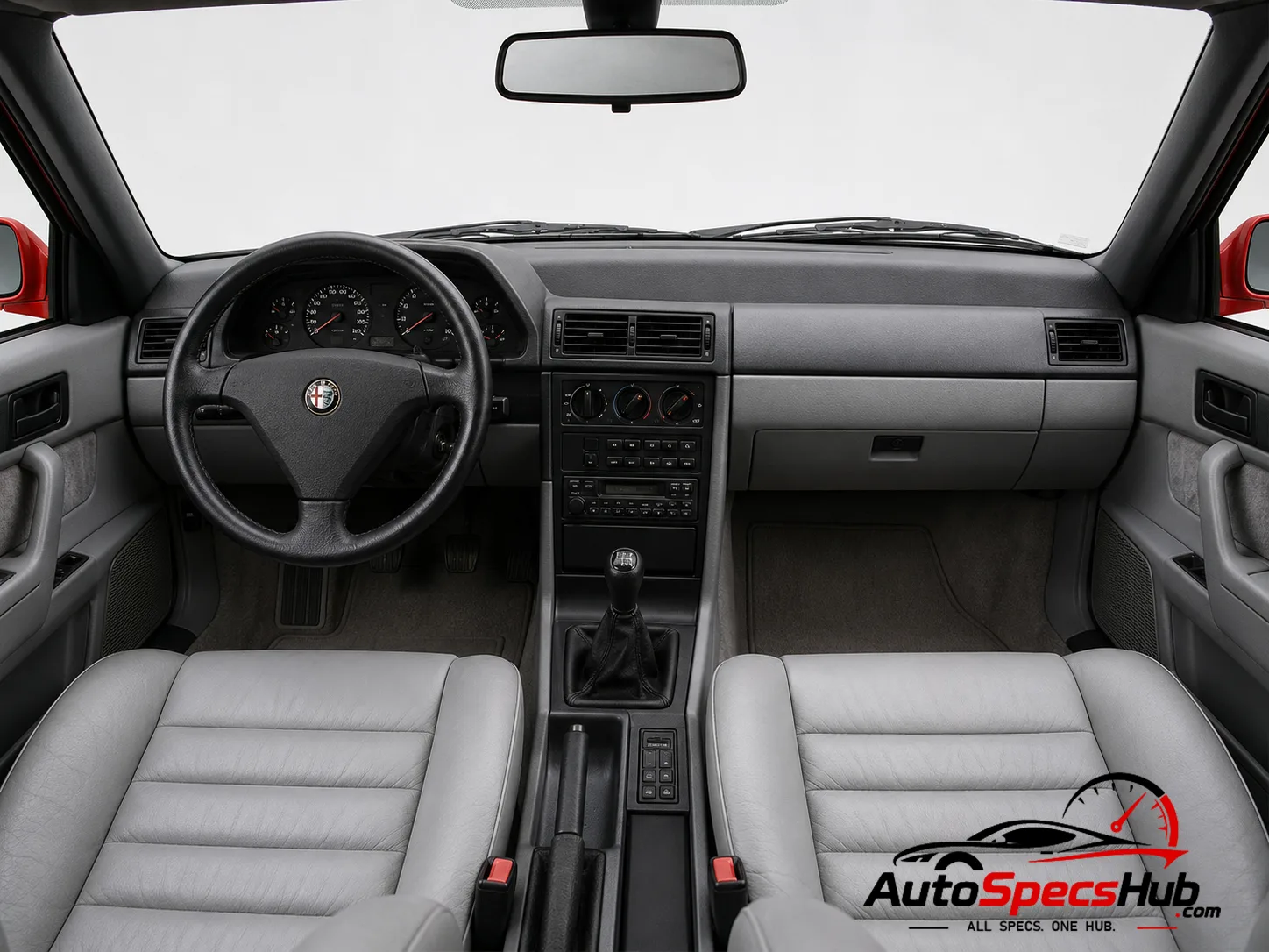 1990 Alfa Romeo 164 3.0 V6 QV interior dashboard and front cabin