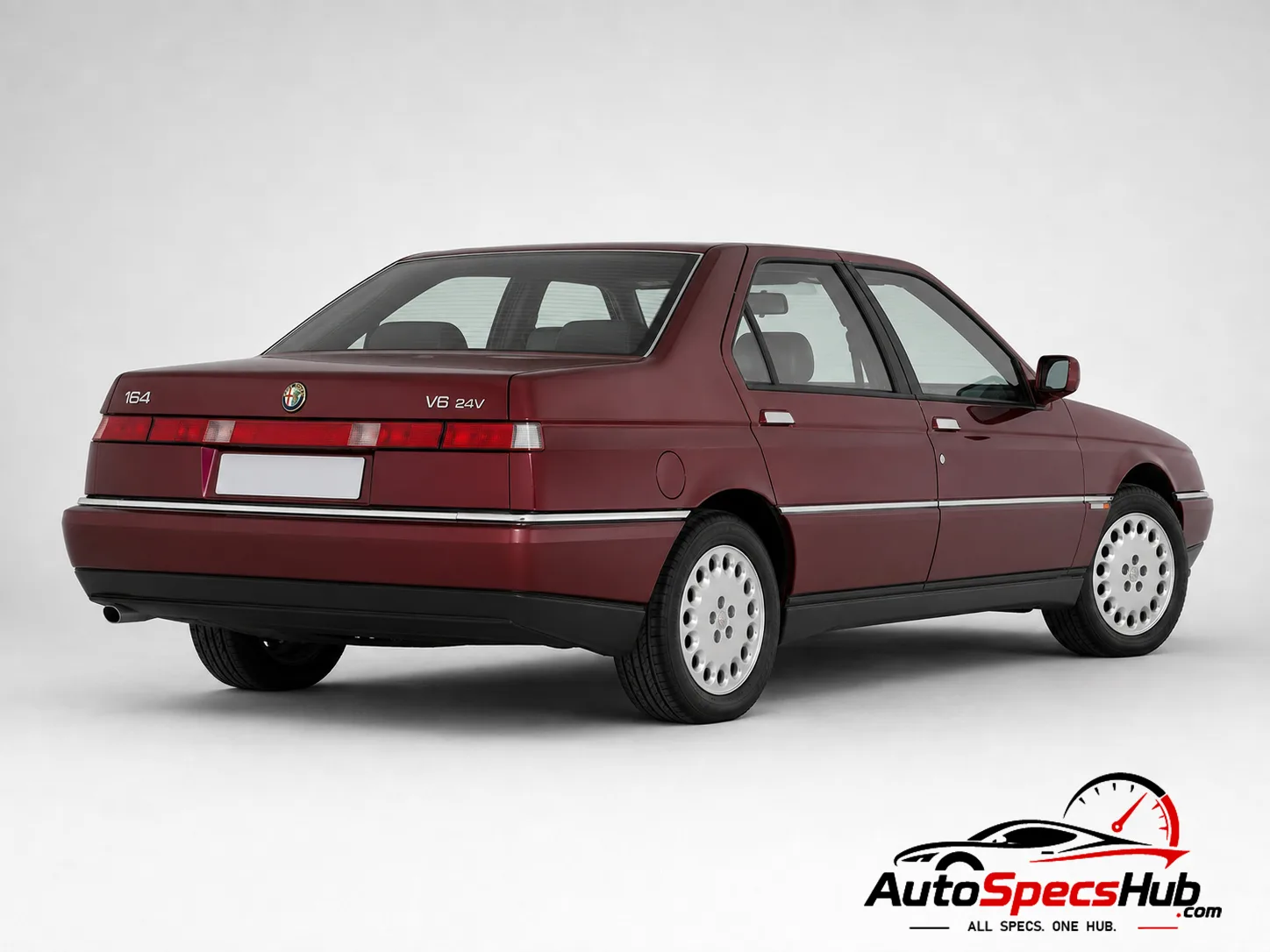 1993 Alfa Romeo 164 Super V6 24v rear three-quarter view