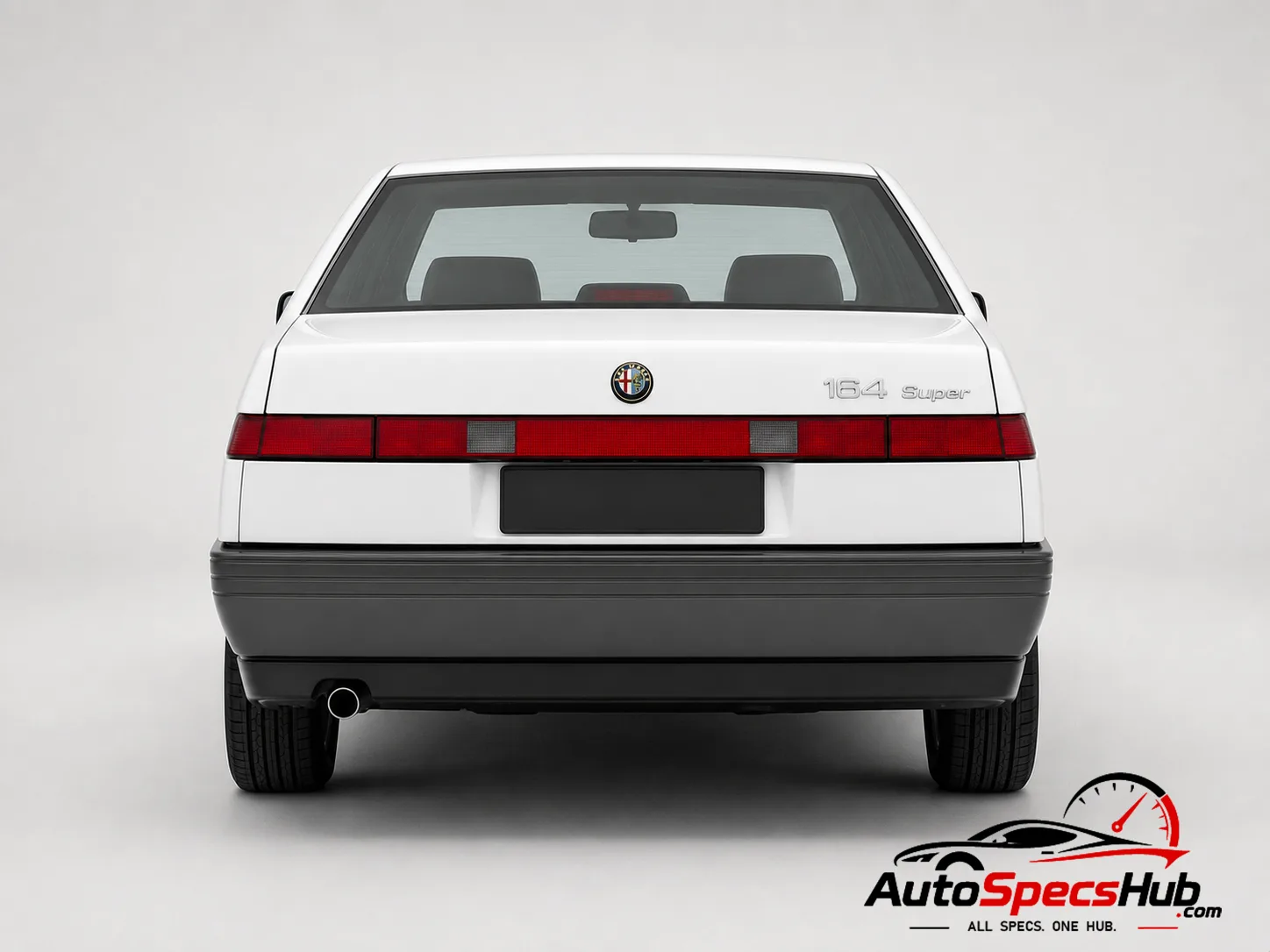 1989 Alfa Romeo 164 Super Twin Spark rear view
