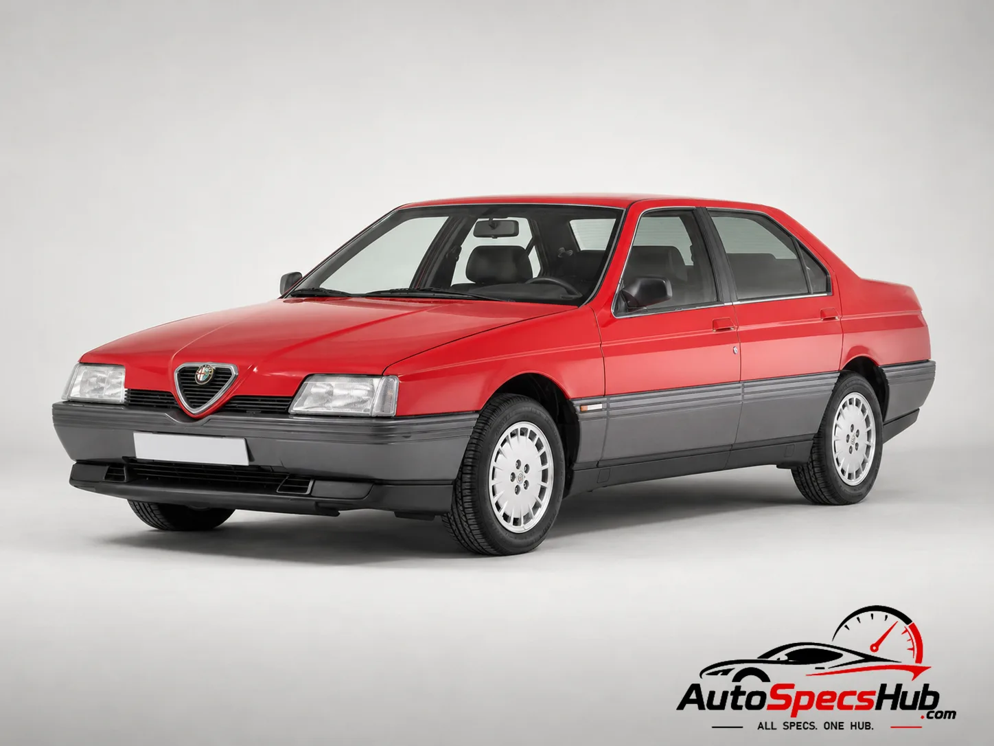 1991 Alfa Romeo 164 Super Twin Spark front three-quarter view