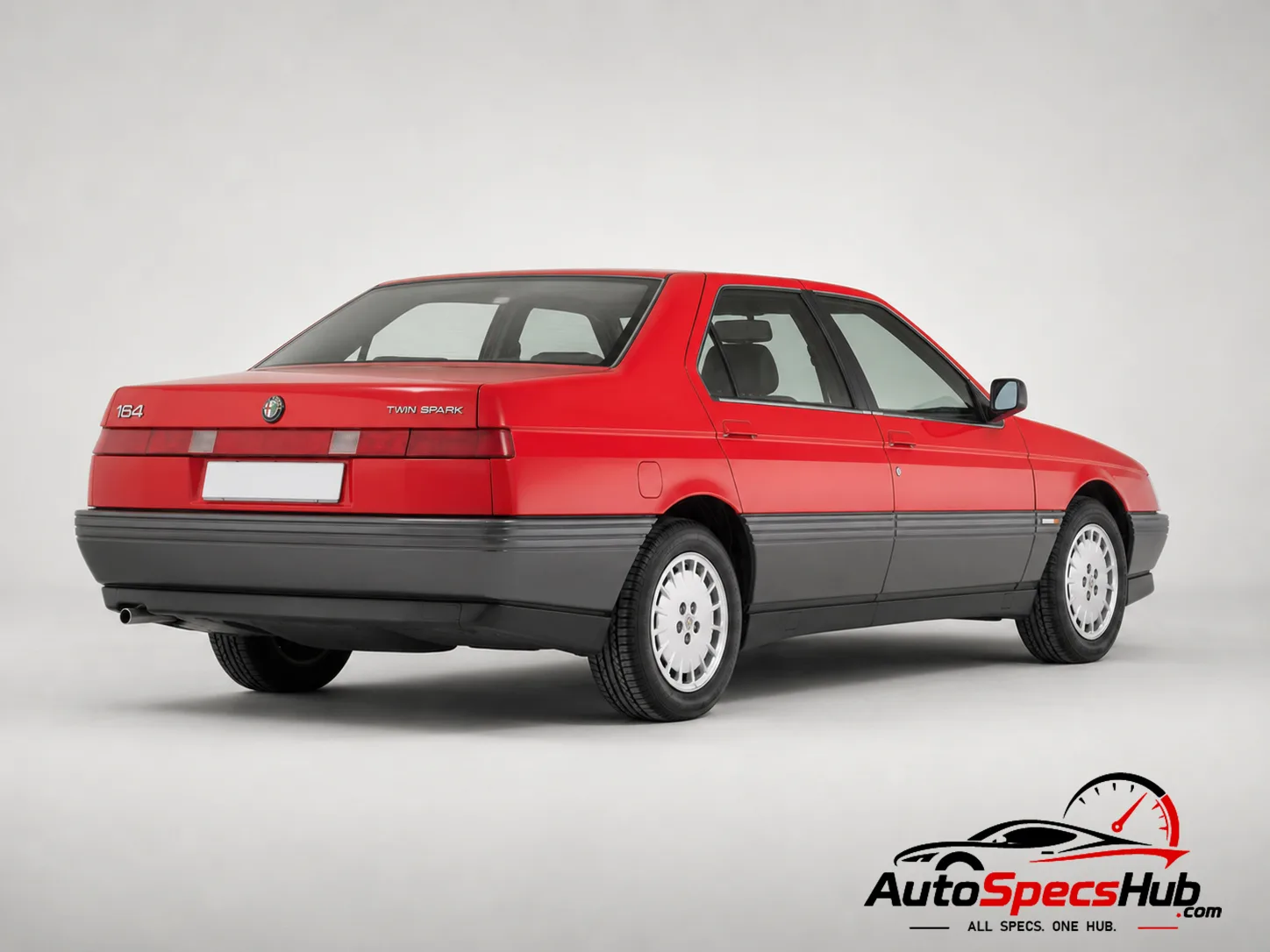 1991 Alfa Romeo 164 Super Twin Spark rear three-quarter view