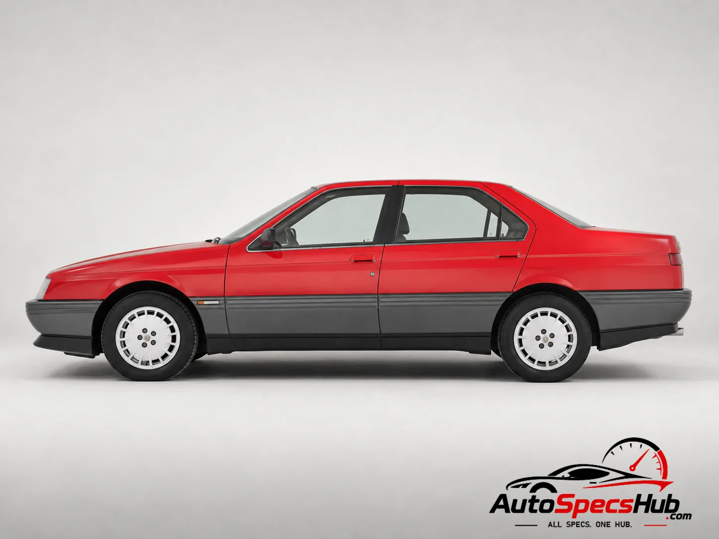 1991 Alfa Romeo 164 Super Twin Spark side profile