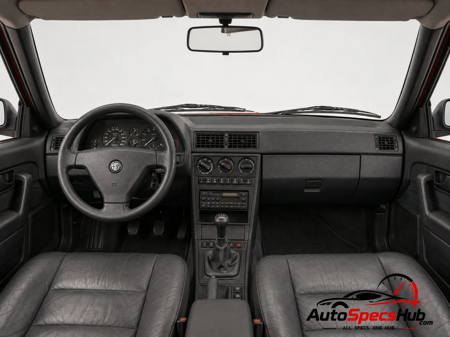 1991 Alfa Romeo 164 Super Twin Spark interior dashboard and front cabin