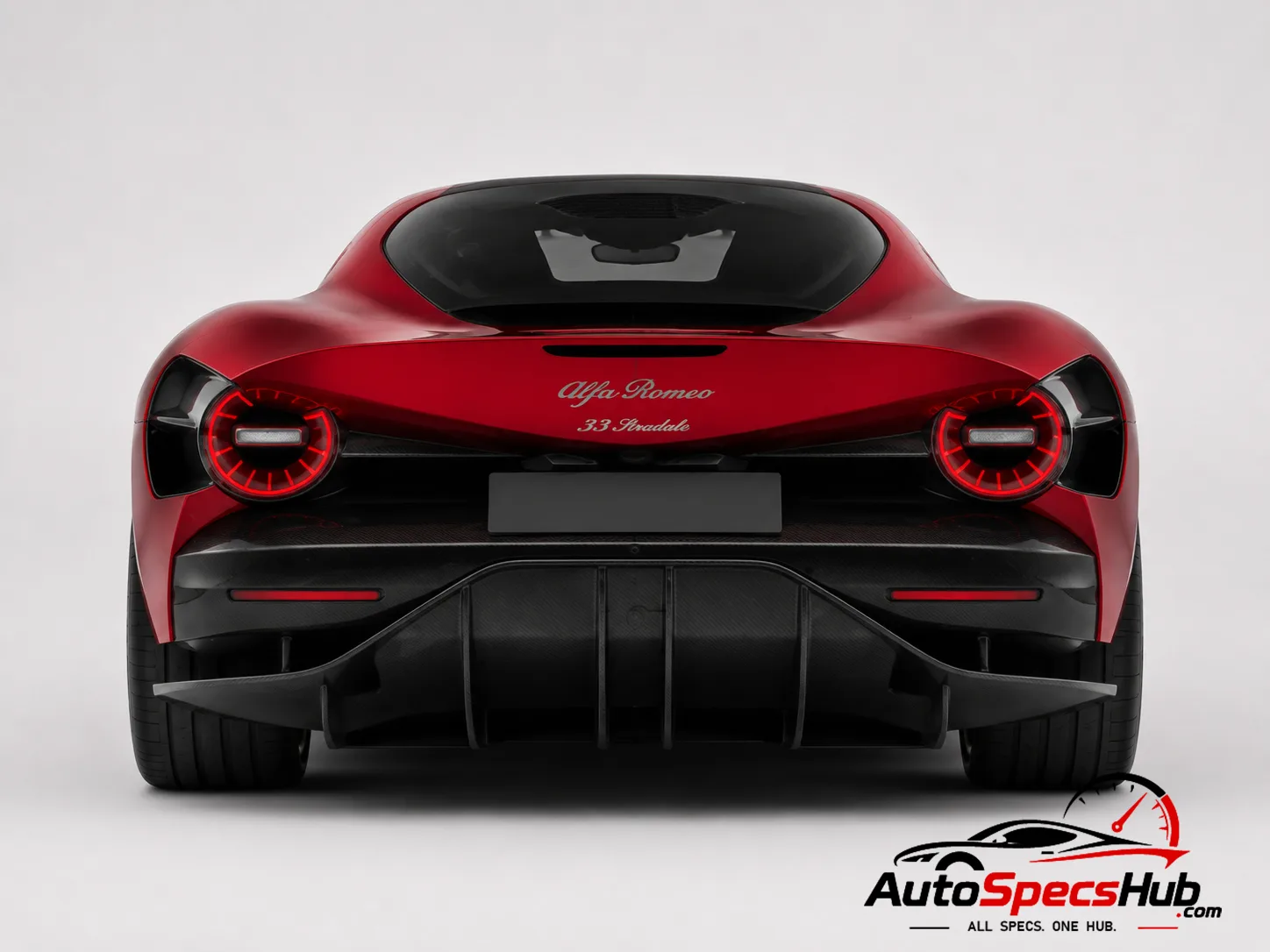 2024 Alfa Romeo 33 Stradale BEV rear view