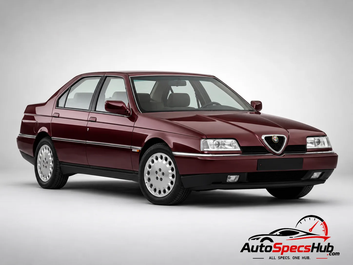 1993 Alfa Romeo 164 Super Twin Spark front three-quarter view
