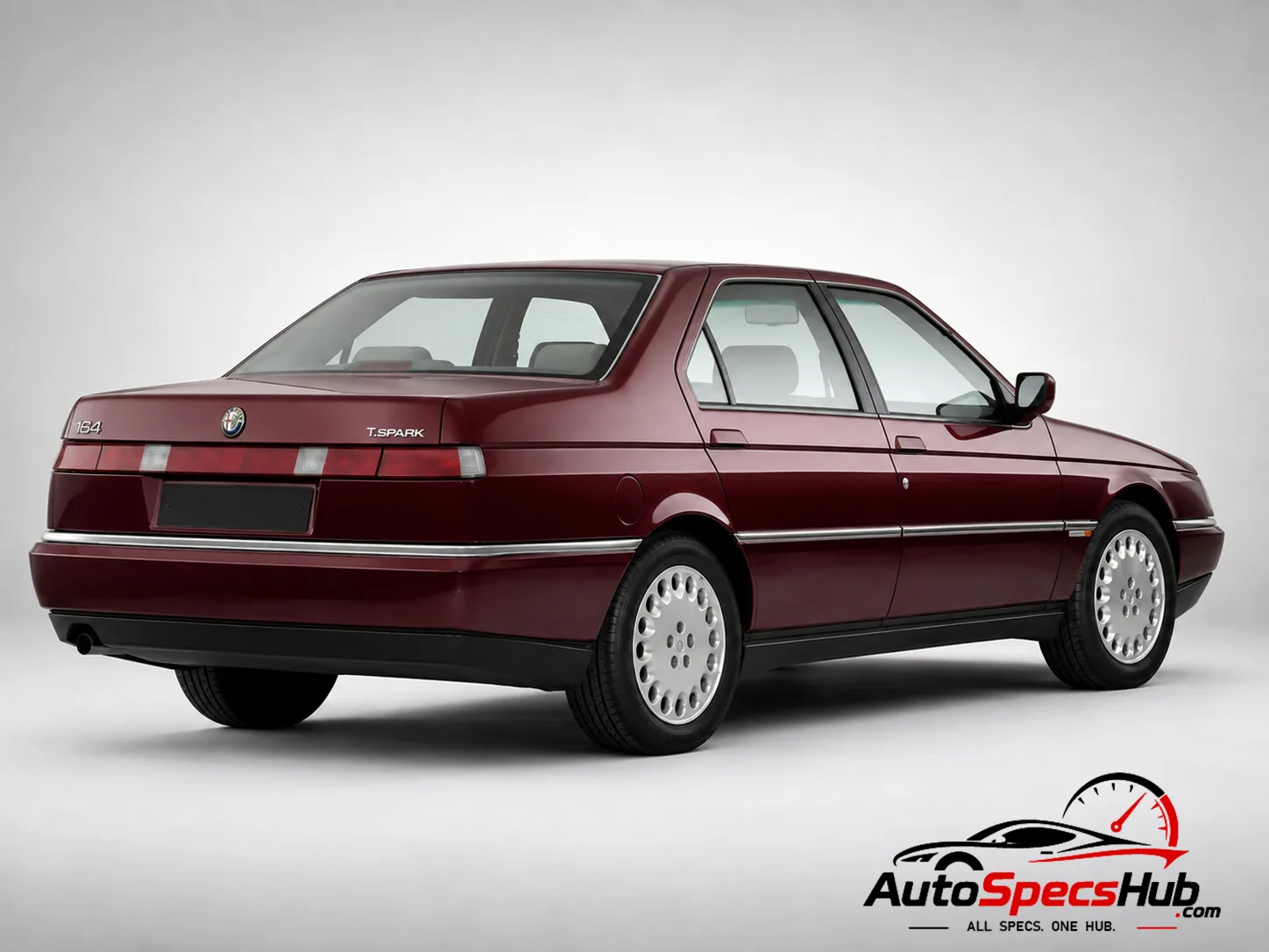 1993 Alfa Romeo 164 Super Twin Spark rear three-quarter view