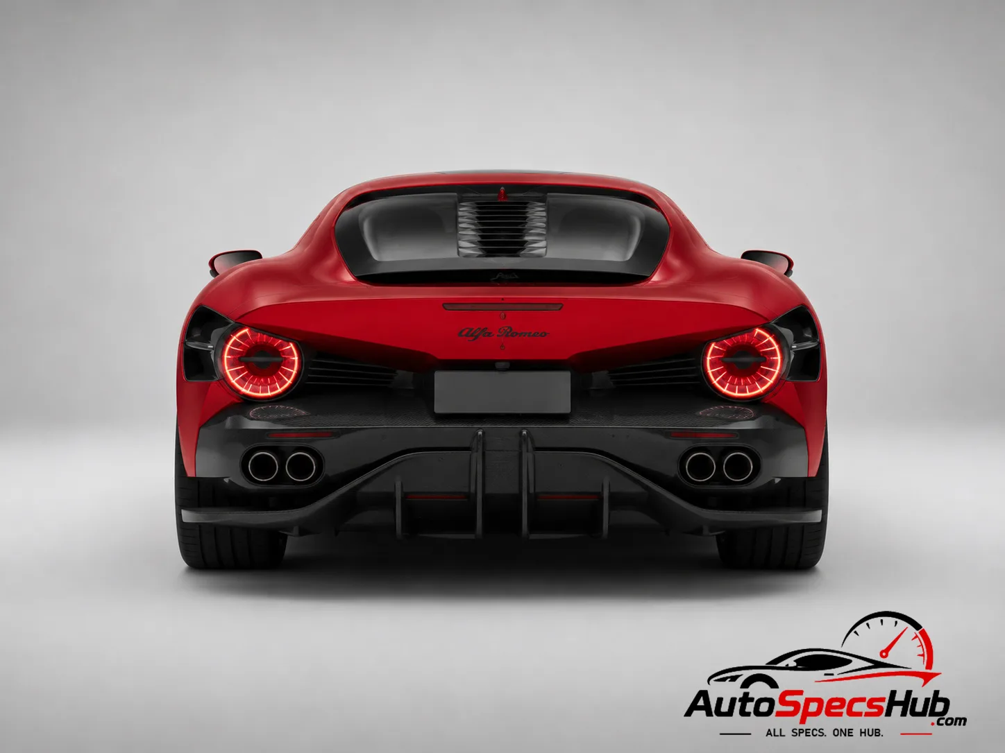 2024 Alfa Romeo 33 Stradale ICE rear view