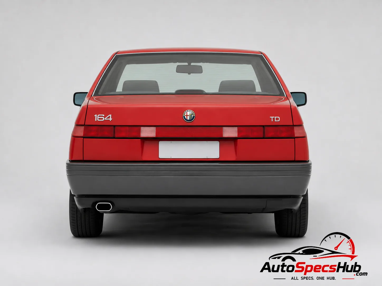 1989 Alfa Romeo 164 TD rear view